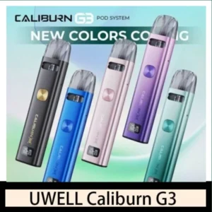 UWELL Caliburn G3咖哩棒G3 KIT電子煙2主機官網評價說明書