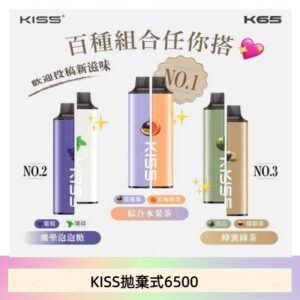 凱斯KISS 6500口一次性/拋棄式電子煙彈磁吸式混搭口味充電款